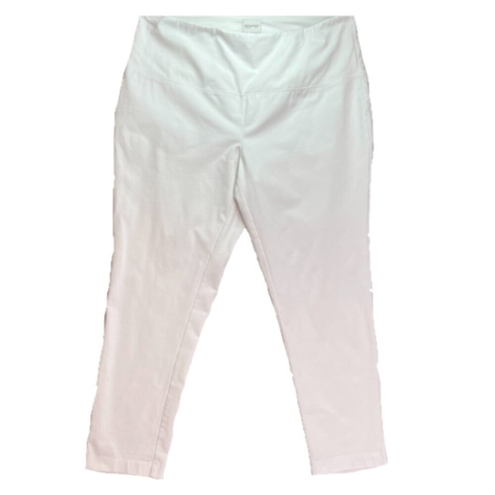 Chico's Zenergy - Women's Size 12 Capri Pants White Pullon Stretch